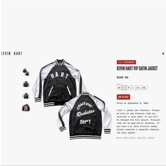 Kevin Hart Tour VIP Jacket(medium) Jacket - Picture 2 of 7